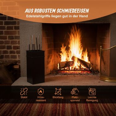 Набір для каміну Relaxdays (5 предметів)