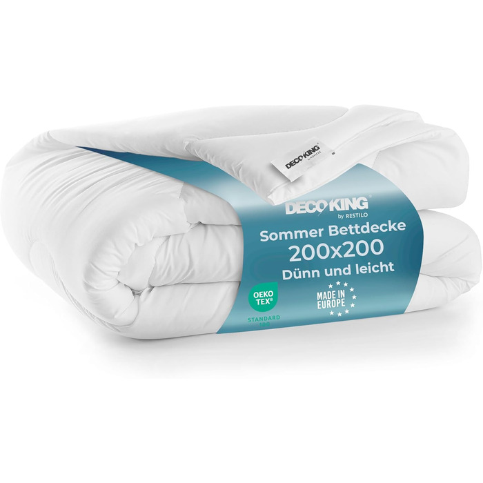 Ковдра DecoKing Inez 135x200 см - антиалергенна, екологічна, сертифікат Öko Tex Standard
