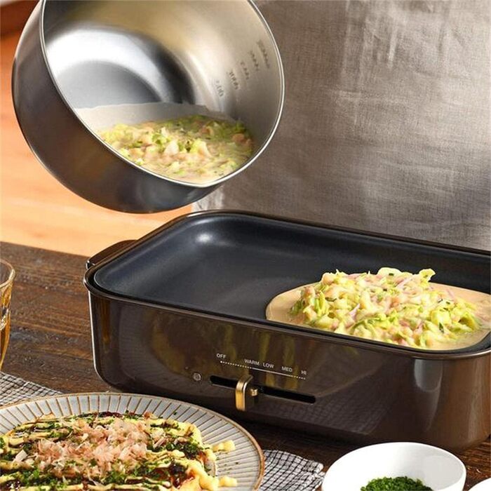 Набір місок для перемішування HAPPY KIT 18/8 з кришкою, 2 шт. (3QT, чорний). З нержавіючої сталі, з виливом, антиковзким дном та насадками для тертя.