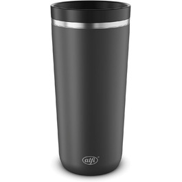 Термокружка Alfi ISO COFFEE MUG PRO, 0.38 л, нержавіюча сталь, для кави з собою, чорна
