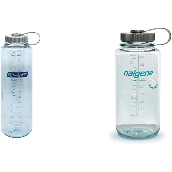 Пляшка для води Nalgene 'WH Silo Sustain морська піна, 48 унцій і пляшки для води WH Sustain Морська піна 1 л