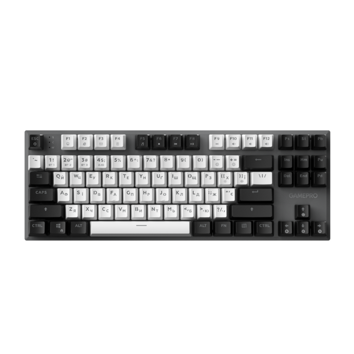 Бездротова механічна клавіатура GamePro Genesis Joker Pro (MK124G) 87% Red switches