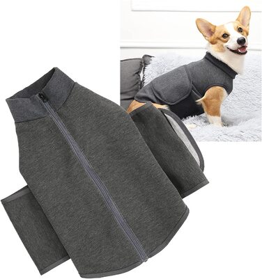 Куртка Qcwwy для собак, куртка для собак, зручна куртка для собак, заспокійлива куртка для собак, дихаюча куртка для собак, із застібкою-липучкою (XXL)