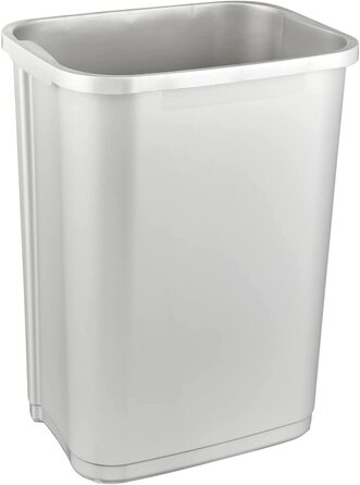 Відро для сміття keeeper з відкидною кришкою, Swantje, графітово-сірого кольору (світло-сріблястий Swantje, 25 л)