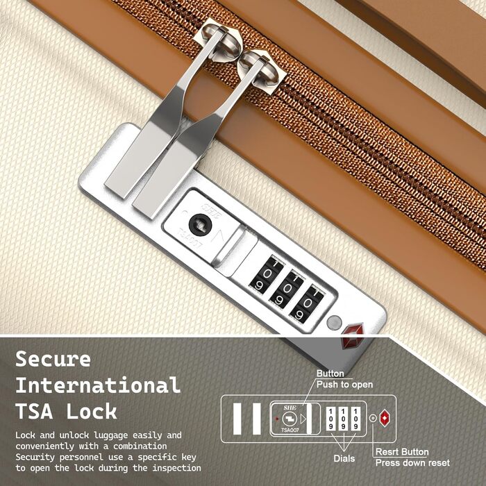 Набір валіз Melalenia 3 в 1: жорсткий корпус, легкі, з TSA замком та 4 колесами. Ідеальний для подорожей, включає рюкзак. Білий.