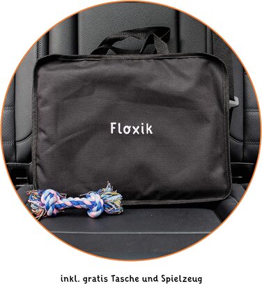 Преміальна ковдра для собак Floxik для будь-якого автомобіля-водонепроникна, міцна ковдра для собак-ковдра для собак на задньому сидінні захоплює вологу, бруд та шерсть безкоштовні іграшки та сумка