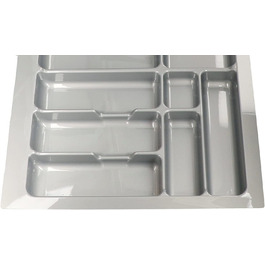 Ящик для столових приладів для висувних ящиків Органайзер для кухонних столових приладів (сірий колір 1120x490 мм)