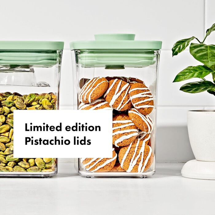 Набір контейнерів OXO Good Grips POP 3 шт. з міні-лопатками, Pistachio Edition