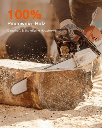 Полиця настінна Pipishell Wandregal Holz 40 см, набір 4 шт., дерево Paulownia, чорна - для кухні, ванної, спальні, офісу