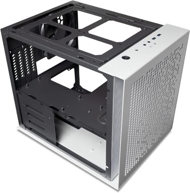 Корпус Tecware White Quad TG RGB mATX/mITX з ШІМом 200 мм і 120 мм
