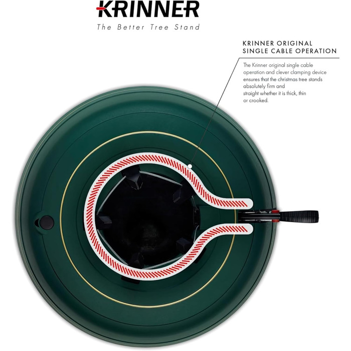 Підставка для ялинки Krinner Tree Genie XXL Deluxe, зелена