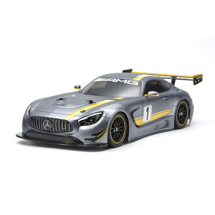 Tamiya 58639 Модель автомобіля Mercedes AMG GT3 1/10 (TT-02) - RC багі, електричний, збірний набір, полікарбонатний кузов, для треку