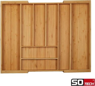 Підставка для столових приборів Orga-Box III 40-60 см кухні Nobilia з серпня 2012 року (бамбук)