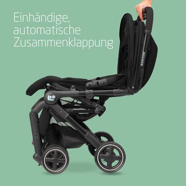 Дитяча коляска Maxi-Cosi Lara2 Essential Black, 0-4 роки, до 22 кг, легка та компактна, 3 положення для сну, складна