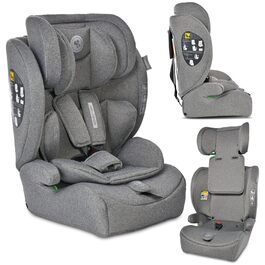 Автокрісло Lorelli Adventure i-Size 9-36кг, сіре - з регульованою підголівником та 5-точковим ременем безпеки