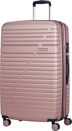 Валіза American Tourister Aero Racer Spinner 68, що розширюється, 75,5 л, Jet Black/Rose Pink