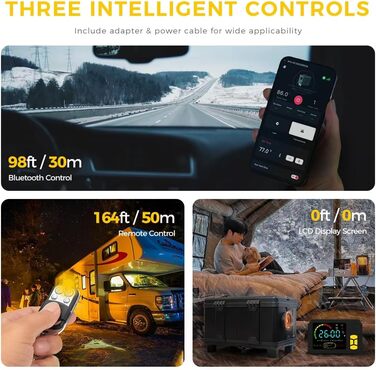 Дизельна автономка 8kW для вантажівок, фургонів, кемперів з Wi-Fi та адаптером, 12/24V/240V, автоматичний старт/стоп, вентиляція, чорна