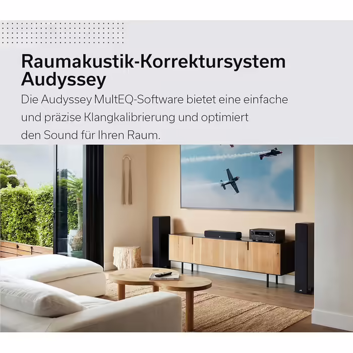 Denon AVR-S970H AV-ресівер 7.2, Hi-Fi підсилювач з Dolby Atmos, DTS:X, 8K HDMI, Bluetooth, Wi-Fi, AirPlay 2, HEOS, Alexa, чорний