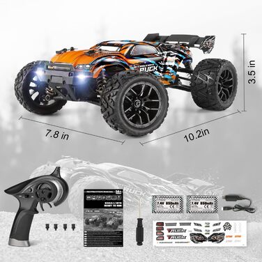 Радіокерований баггі HAIBOXING 1/18 4WD 36 км/год, позашляховик для дітей та дорослих, 2.4Ghz