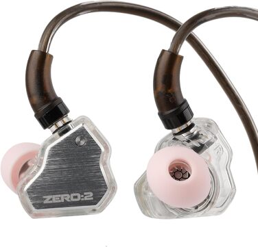 Гц x Crinacle Zero 2 IEM, 10 мм драйвер, дротовий, ігровий, кабель OFC (сріблястий), 7