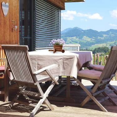 Набір з 2 дерев'яних вагончиків для квітів Relaxdays, 12.5 x 26 x 12 см, декор для саду