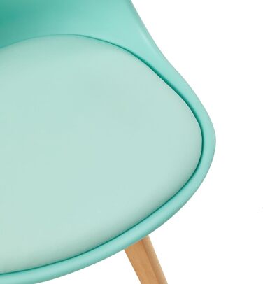 Елегантний стілець для їдальні EGGREE в скандинавському стилі (4 шт., зелений)