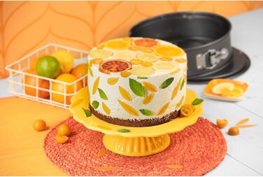 Форма для випікання Kaiser з плоскою основою 26 см, кругла, з антипригарним покриттям, нержавіюча сталь (сіра, Gourmet, Single)