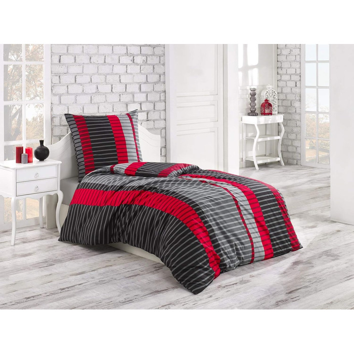 Комплект постільної білизни 200x200 з бавовни – набір постільної білизни на всі сезони, м'який та дихаючий, простирадло та наволочки 80x80 см на блискавці, колір Petrol (Вітер Рота, 155x220 см (2-кільний))