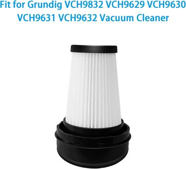 Аксесуари для фільтрів Grundig VCH 9832 VCH 9629 VCH 9630 VCH 9631 VCH 9632 запасні частини для фільтрів для пилососів (замінено 9178008590)