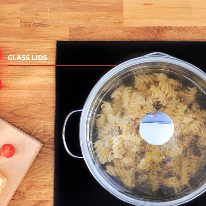 Набір каструль Lagostina Smart Set (9 шт.), нержавіюча сталь, сріблястий, 22 см