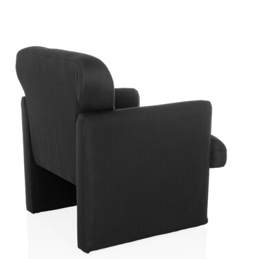 Крісло-релакс CARIPITO, тканина, чорний колір, hjh LIVING