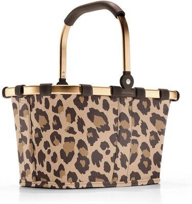 Сумка-шопер Reisenthel CarryBag XS Leo Macchiato – Стабільний кошик XS з практичною внутрішньою кишенею, водонепроникний дизайн