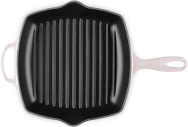 Гриль чавунний емальований Le Creuset, квадратний, 26 см, колір Meersalz Grün (Schalotte)
