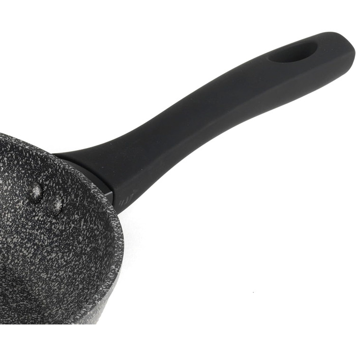 Набір сковорідок Salter BW06235S Megastone, 3 шт. , 20/24/28 см, індукційні, можна мити в посудомийній машині, без вмісту PFOA, з м'якими ручками, сріблястий