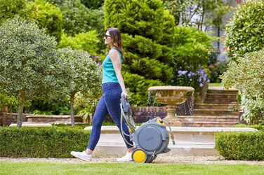 HOZELOCK Auto Reel 40M: Автоматичний шланг на котушці. Зручна установка, шланг 40м, аксесуари, 5 років гарантії. [2595R0000]