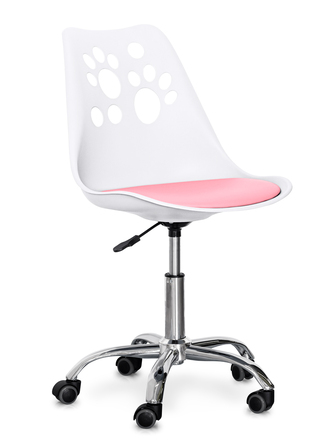 Дитяче крісло Evo-kids Indigo White / Pink (арт H-232 W/PN)