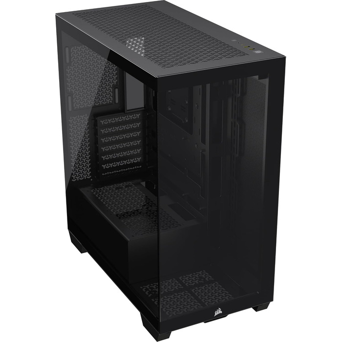 Корпус для ПК CORSAIR 3500X ARGB Mid-Tower ATX - Загартоване скло - 3 шт. RS120 ARGB вентилятор - Чорний