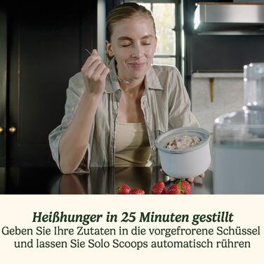 Морозивниця Cuisinart Solo Scoops ICEM10, 475 мл – для домашнього морозива, джелато, сорбету та замороженого йогурту, компактна, швидке приготування за 25 хвилин