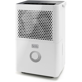 Зволожувач повітря BLACK+DECKER BXDH12E, 12 л/24 год, функція сушіння, 2 швидкості, резервуар 1.8 л, програмування 24 год, знімний та миючий фільтр, до 25 м², тихий