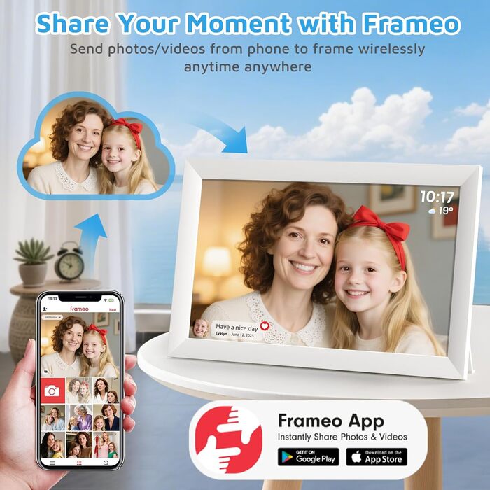 Цифровий фоторамка Hesmor 15.6