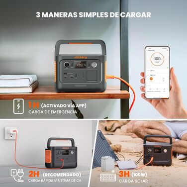 Jackery Explorer 240 v2: сонячний генератор 256Wh з виходом 300W AC/100W USB-C, для кемпінгу, подорожей та надзвичайних ситуацій (відновлений)
