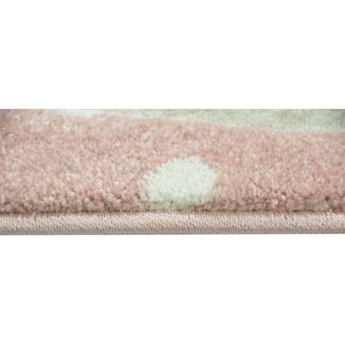 Дитячий килим Traum 160x230 см кролик рожево-білий