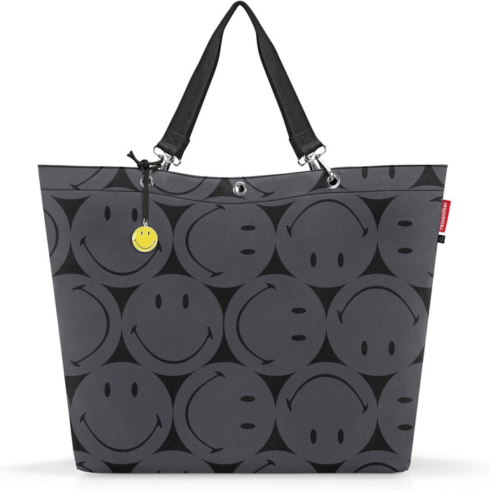 Сумка-шопер Reisenthel Shopper XL сірого кольору (Smiley Grey) – містка та стильна