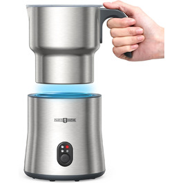 Електричний спінювач молока PARIS RHÔNE 4-в-1, 500 мл: для лате, капучино, гарячого шоколаду та теплого молока