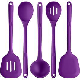 Набір кухонних аксесуарів U-Taste з силікону (5 шт.) - термостійкий, BPA-free, антипригарне покриття