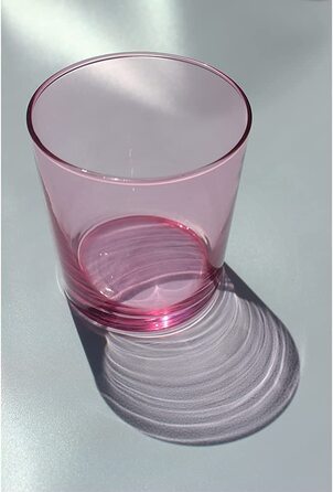 Набір Unishop з 6 склянками для води, пастельні, різнокольорові, можна мити в посудомийній машині (07)