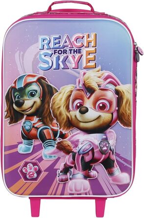 Чохол для візка Paw Patrol Mighty-Soft 3D, рожевий, 17 x 33 x 52 см, об'єм 26 л