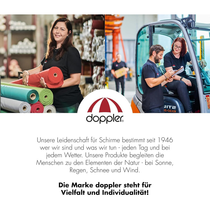 Чохол для садового парасоля Doppler Jack для центрального кріплення | Захисний чохол для парасоля з максимальним діаметром | Стійкий до погодних умов, з блискавкою та ручкою (L)