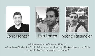 Набір ергономічних подушок JFT Performance: комплект сидіння та спинки для здорової спини та комфортного сидіння