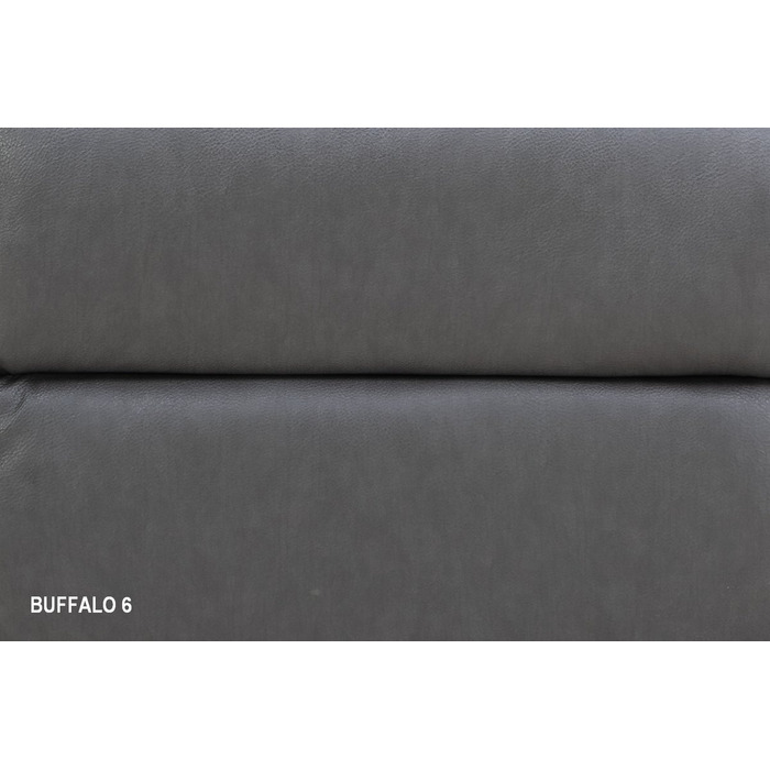 Софа розкладна SPENCER 2 сіра шкіра синтетична BUFFALO 6